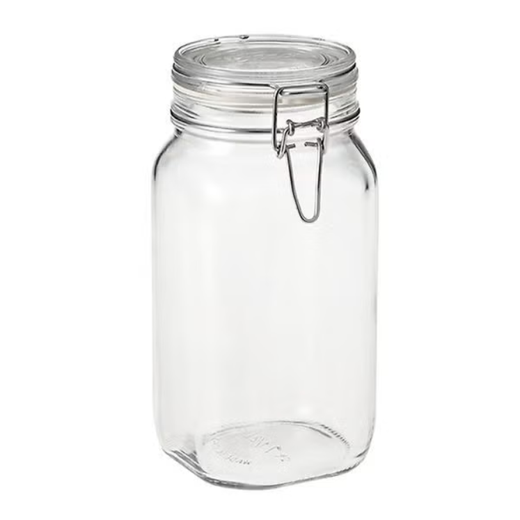 Bormioli Rocco 1.6 qt. Hermetic Storage Jar 1.5 ltr.