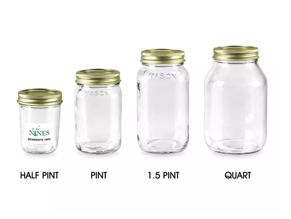 Standard Glass Canning Jars
