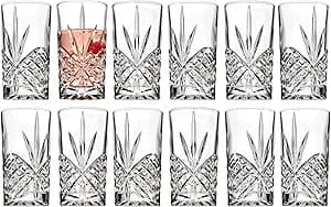 Godinger Dublin Crystal Highball Glasses Set of 12
