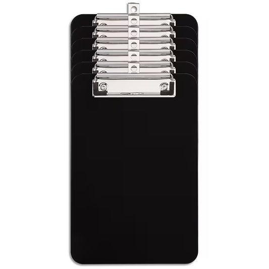 Staples® Plastic Clipboard, Letter Size, Black, 6/Pack (ST23143/23143)