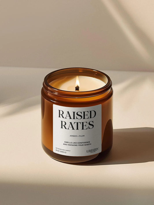 Raised Rates Candle